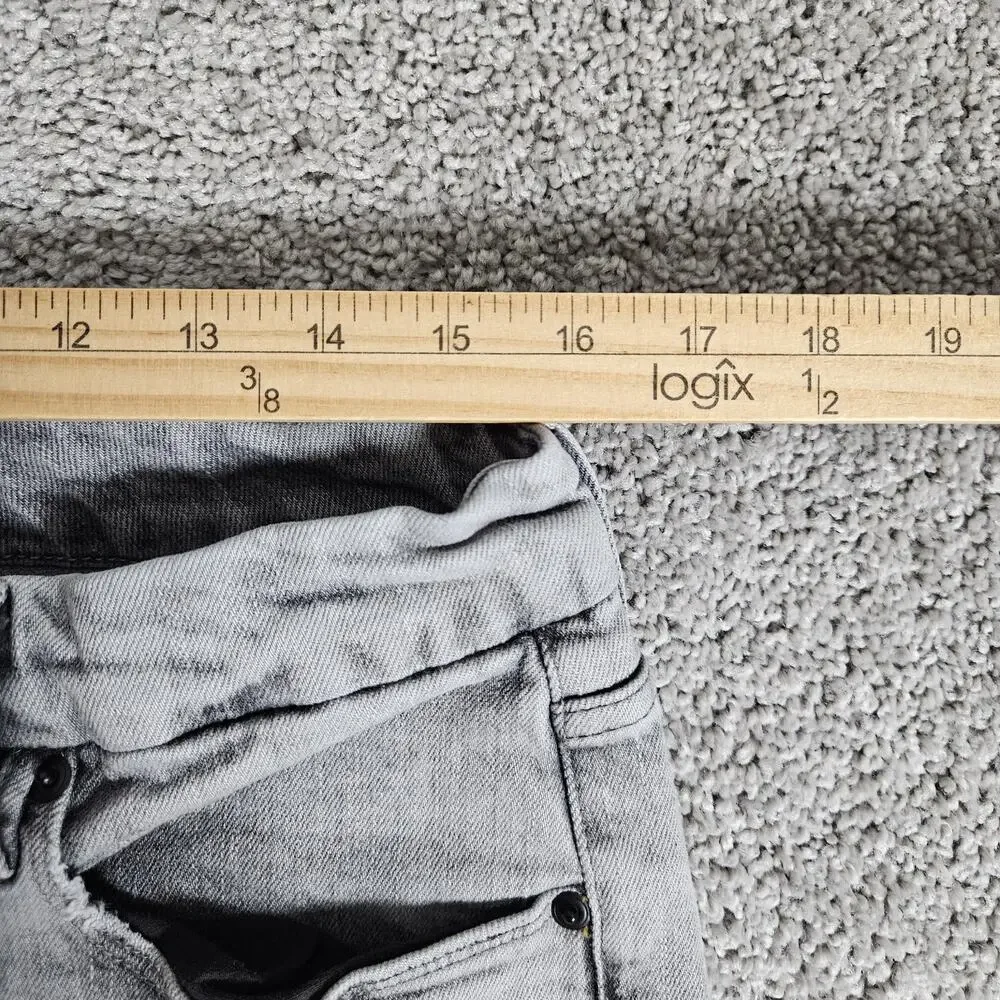 Good American Jeans Womens 15 Faded Black Good Classic Skinny Stretch Denim - Picture 7 of 11